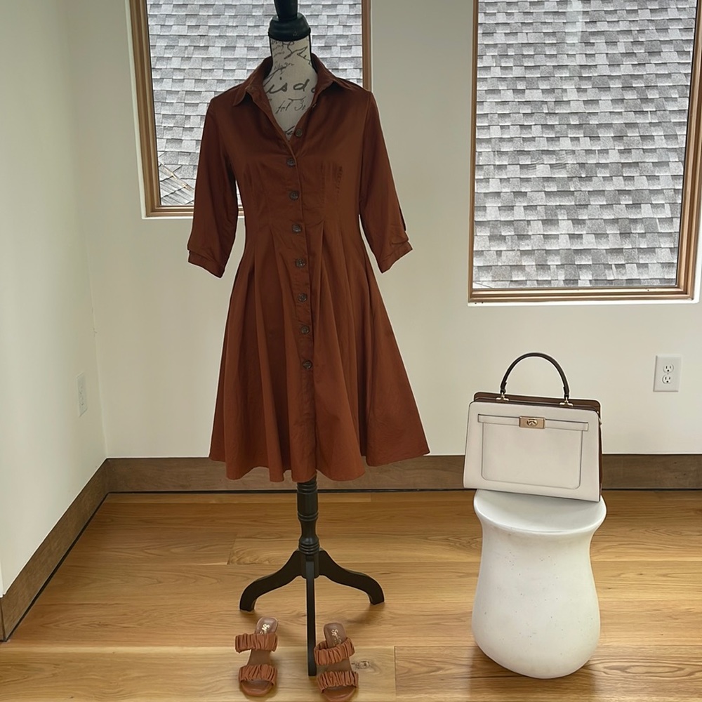 Donna Morgan Brown dress